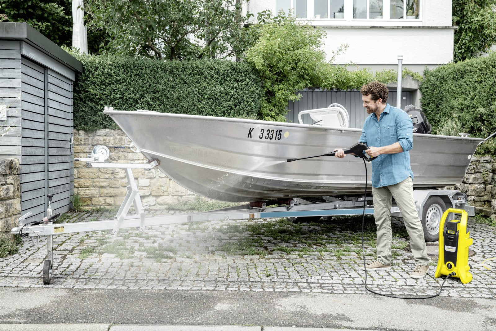 Hidrolimpiadora Kärcher K 2 Compacto Batería Negro, Amarillo 340 L/H