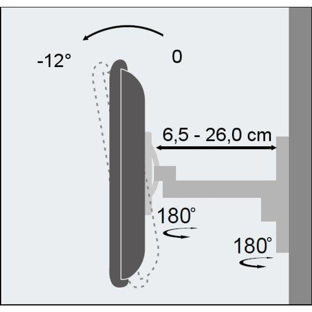 Techly Ica-Lcd 2901 Soporte De Pared Para Pantalla Plana 94 Cm (37") Negro