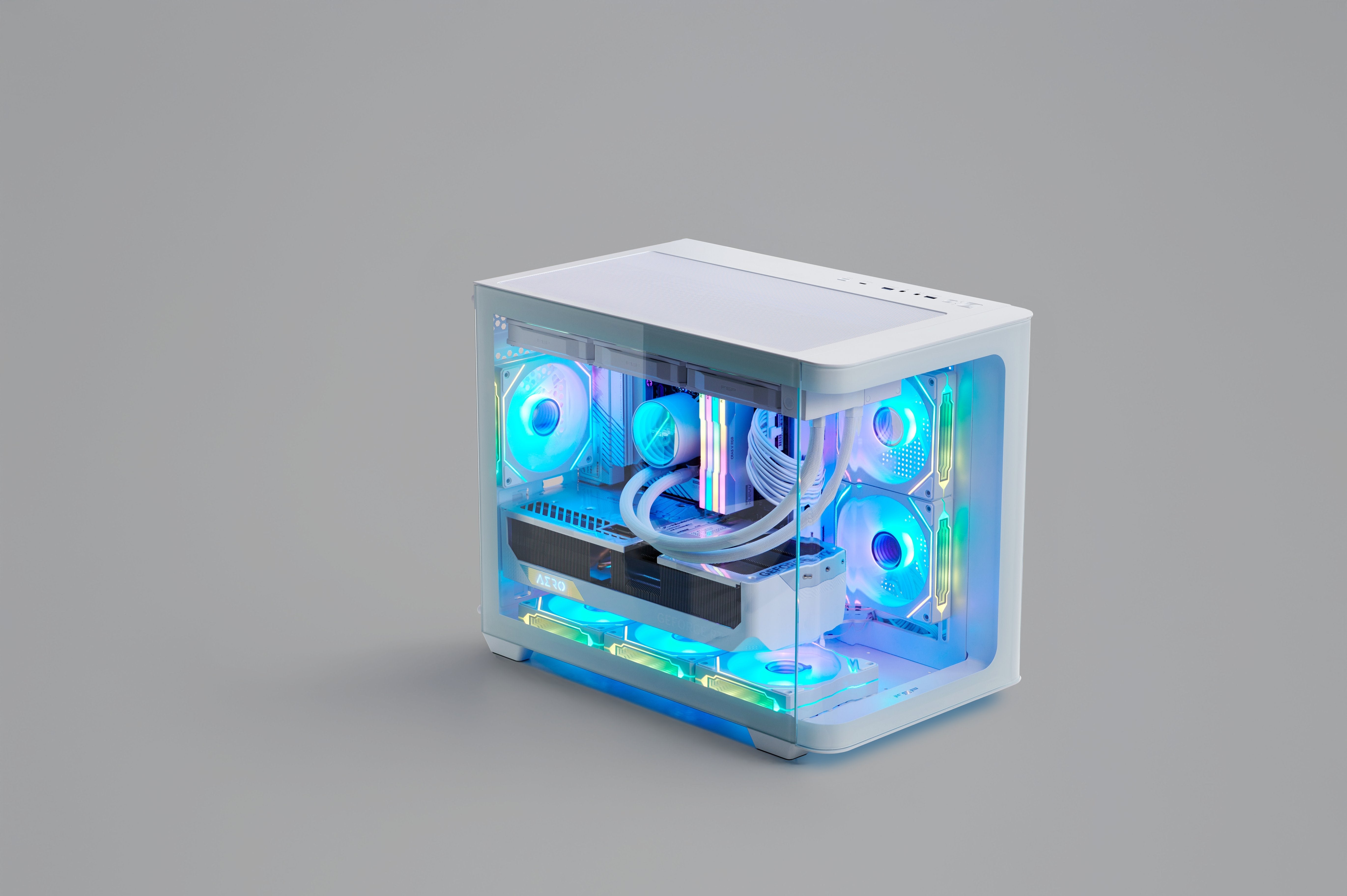 Caja Pc Fsp Geh Mini S380-Wa Micro-Atx Mini-Itx O.N. Blanco Retail