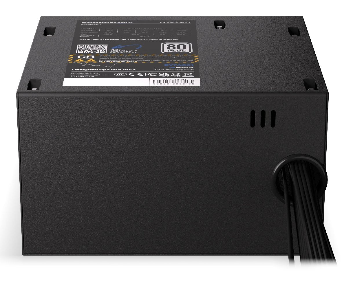 EAN 5903018666112 - ENDORFY Elementum E5 450W unidad de fuente de alimentación 24-pin ATX ATX Negro imagen 8
