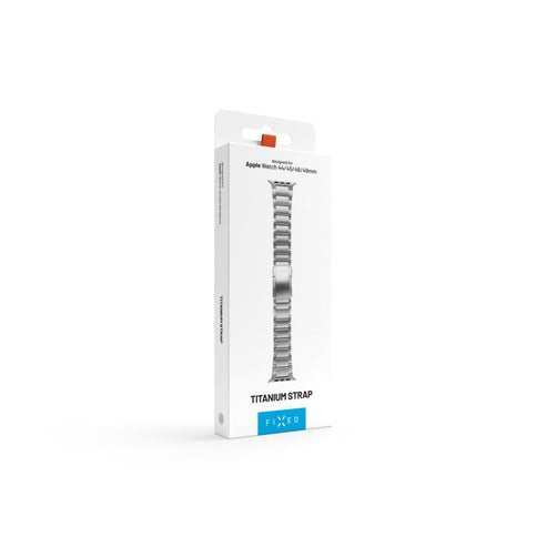 Correa Fija De Titanio Pro Para Apple Watch 44 45 46 49, Titanio Natural