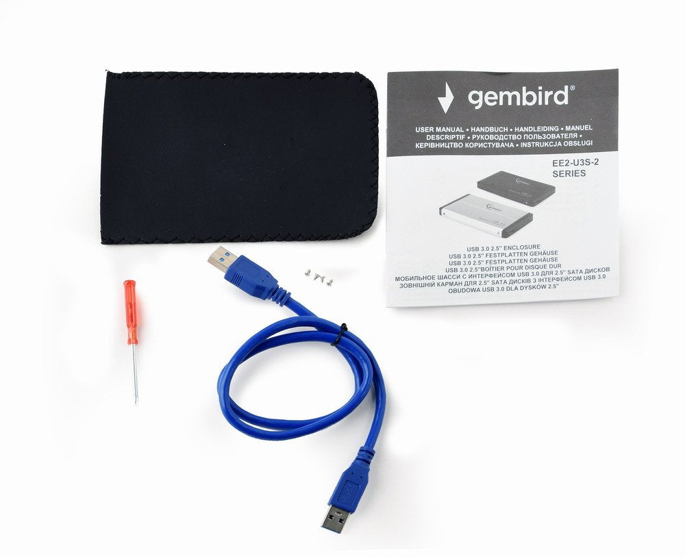 EAN 8716309084765 - Gembird EE2-U3S-2-R caja para disco duro externo Caja de disco duro (HDD) Rojo 2.5" imagen 5