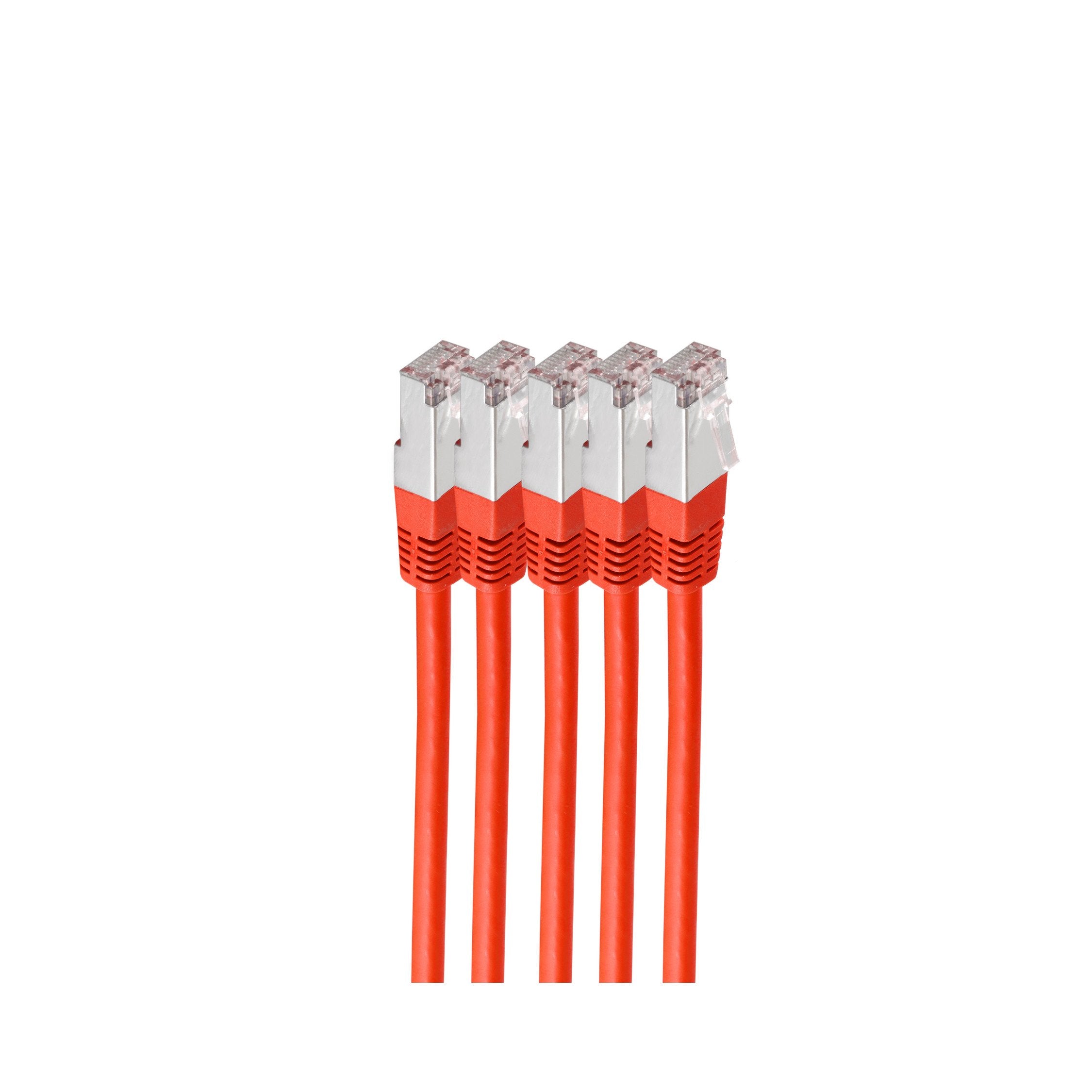 Shiverpeaks Cable De Red Cat6 S/Ftp Lszh Ve5 Rojo 0,25m
