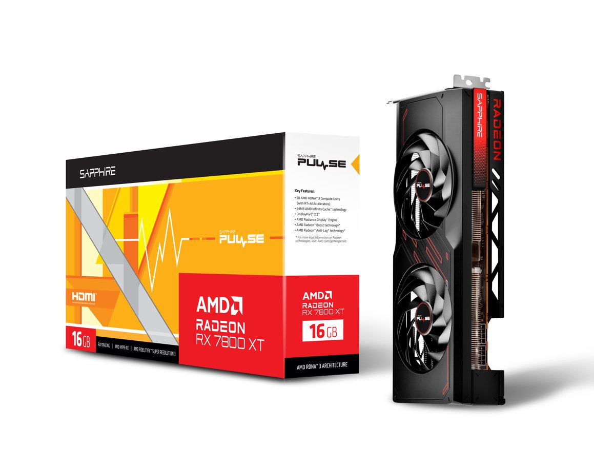 Sapphire Radeon Rx7800xt Gaming Pulse 16gb Gddr6 Hmdi Dp