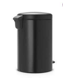 Cubo Pedal Brabantia Newicon 20,0 L Negro Mate