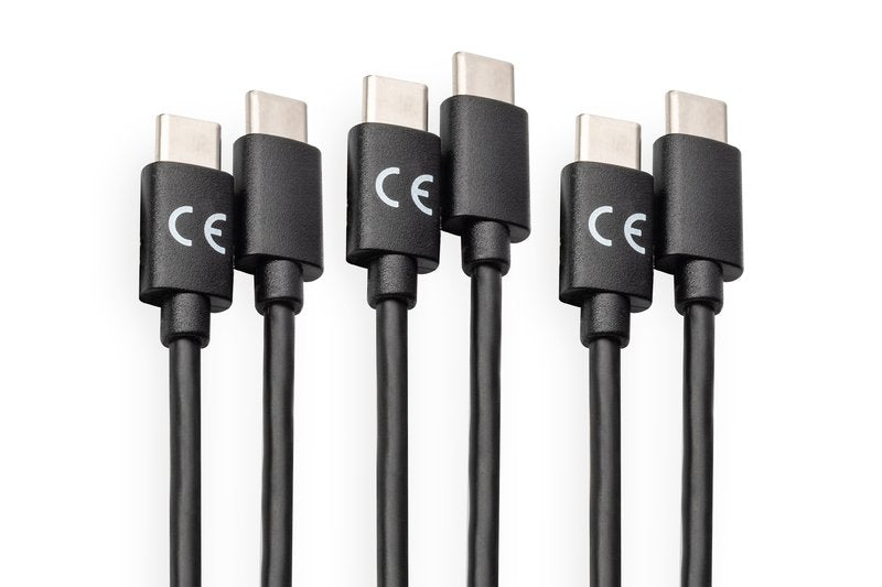 Digitus Cable Usb-C 2.0 1.8m 3 Unidades Negro