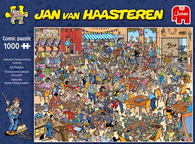 Jan Van Haasteren National Championships Puzzling 1000 Pcs Puzzle Rompecabezas 1000 Pieza(S) Cómics