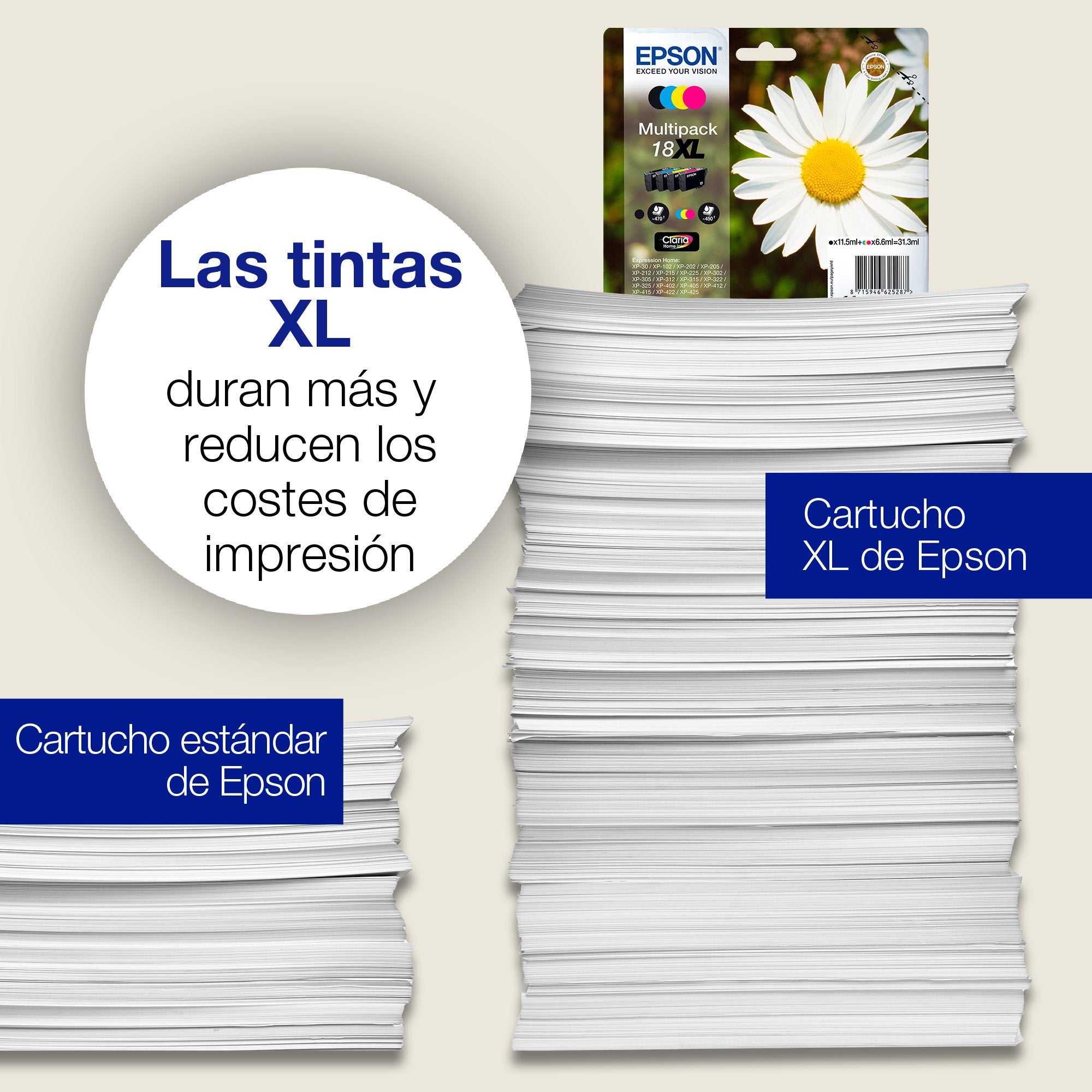 EAN 8715946625157 - Epson Daisy C13T18034022 cartucho de tinta 1 pieza(s) Original Rendimiento estándar imagen 7