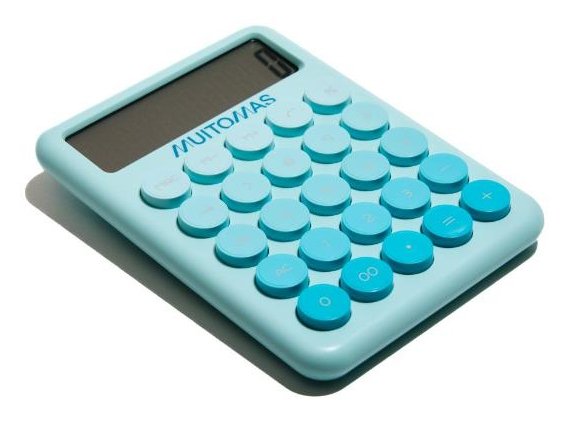 Calculadora Muitomas, Portátil Con Pantalla Grande De 12 Dígitos, Funciona Con Batería Aaa, Color Azul Petróleo