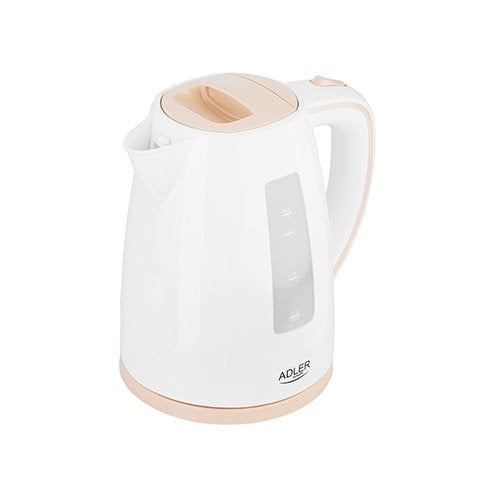 Hervidor De Agua Adler Ad 1264 1,7 L Avellana, Blanco 2200 W