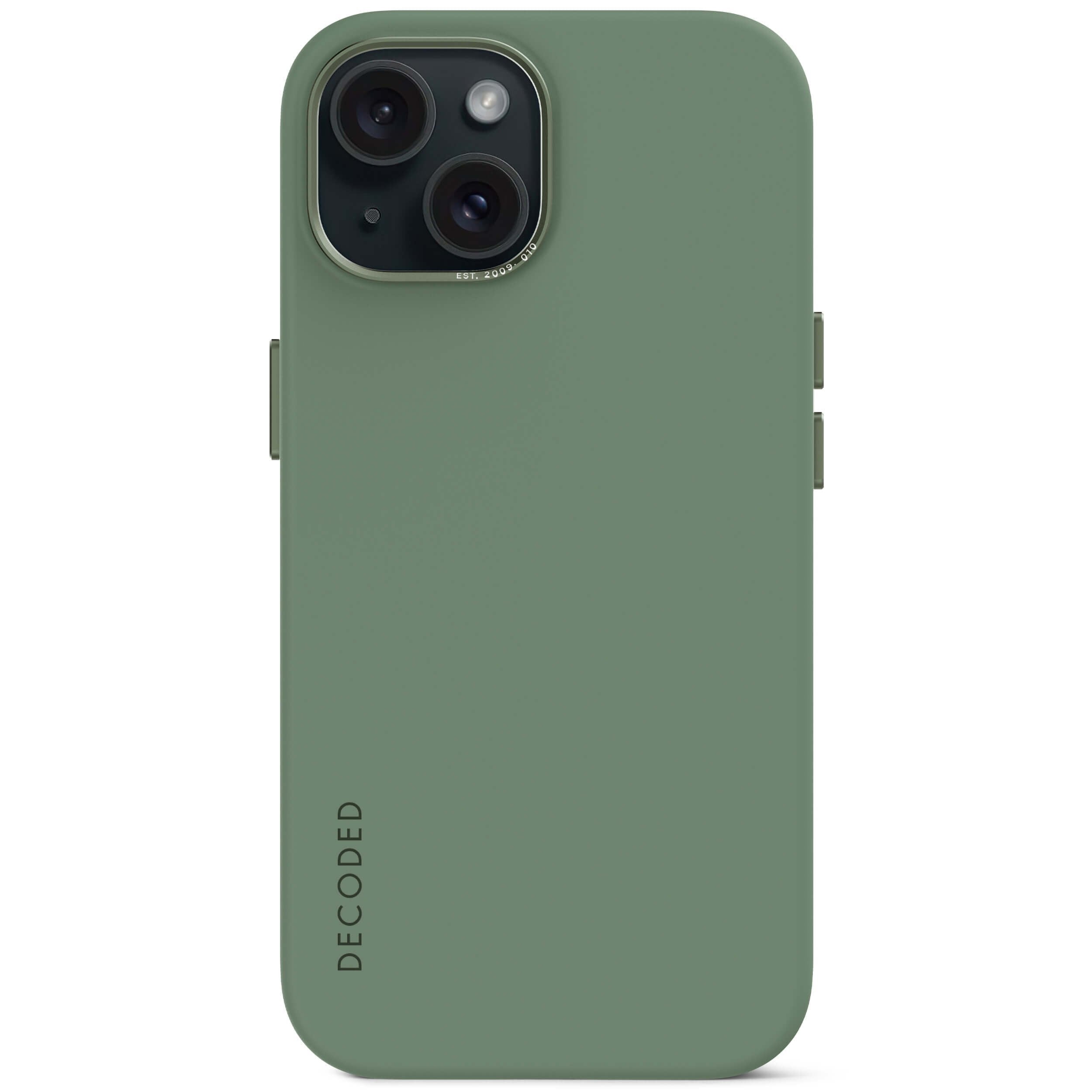 EAN 8720593011024 - Decoded AntiMicrobial Silicone Backcover iPhone 15 Plus Sage Leaf funda para teléfono móvil 17 cm (6.7") imagen 1