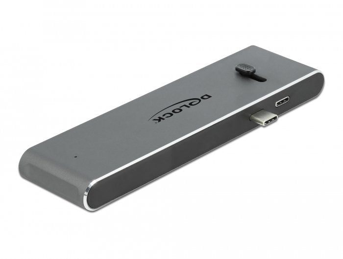 Delock 87752 Base Para Portátil Y Replicador De Puertos Alámbrico Usb 3.2 Gen 1 (3.1 Gen 1) Type-C Gris, Estación De Acoplamiento Gris, Alámbrico, Usb 3.2 Gen 1 (3.1 Gen 1) Type-C, Gris, Microsd (Transflash), Sd, 3840 X 2160 Pixeles, Metal
