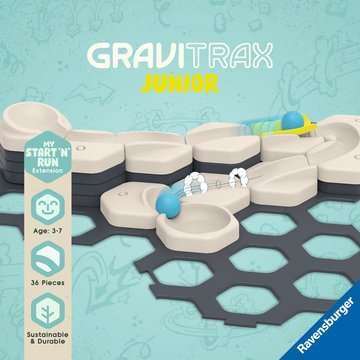 EAN 4005556275311 - Ravensburger GraviTrax Junior Starter-Set S Start & Run Pista para canicas imagen 1