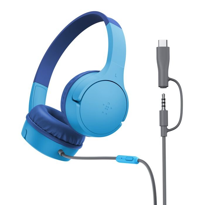 EAN 0745883920549 - Belkin SoundForm Mini Auriculares Alámbrico Diadema Llamadas/Música USB Tipo C Azul imagen 1