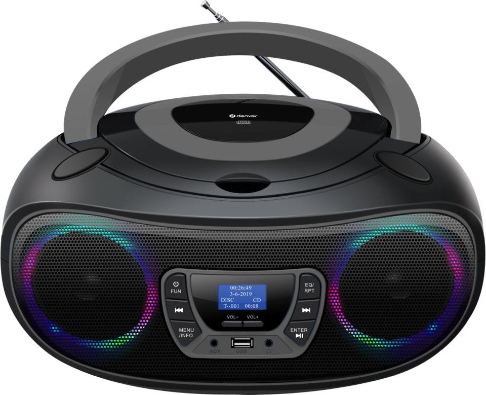 EAN 5706751079955 - Denver TDB-212GR Gris Reproductor de CD portátil imagen 1