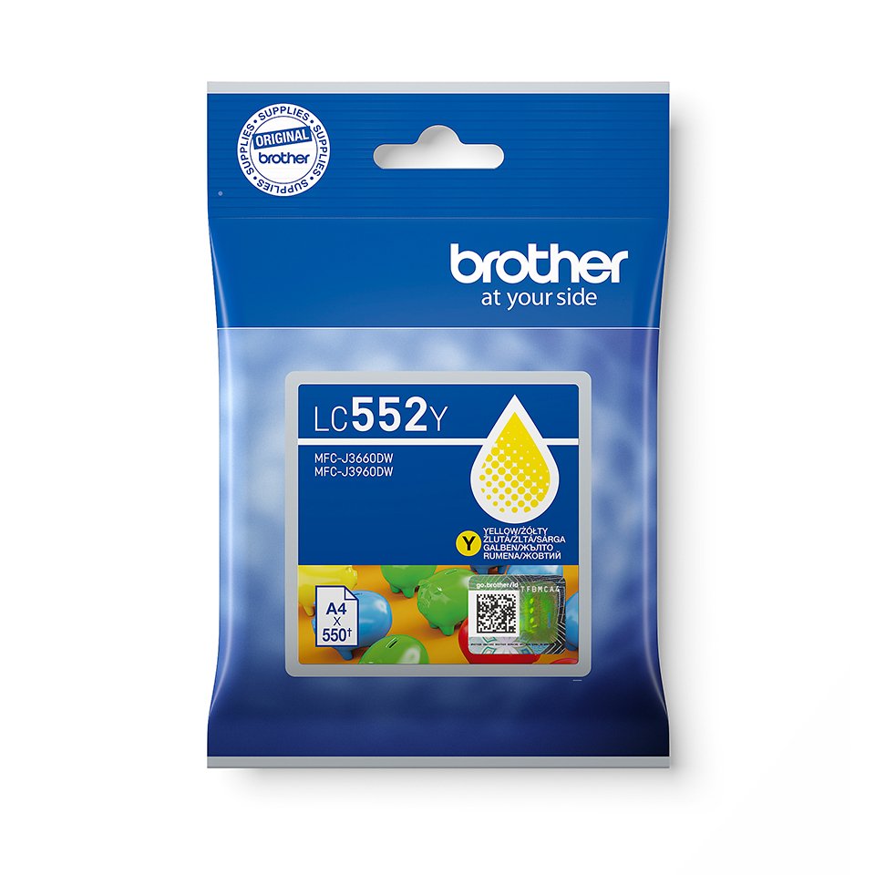 Tinta Brother Lc552y Ink Yellow