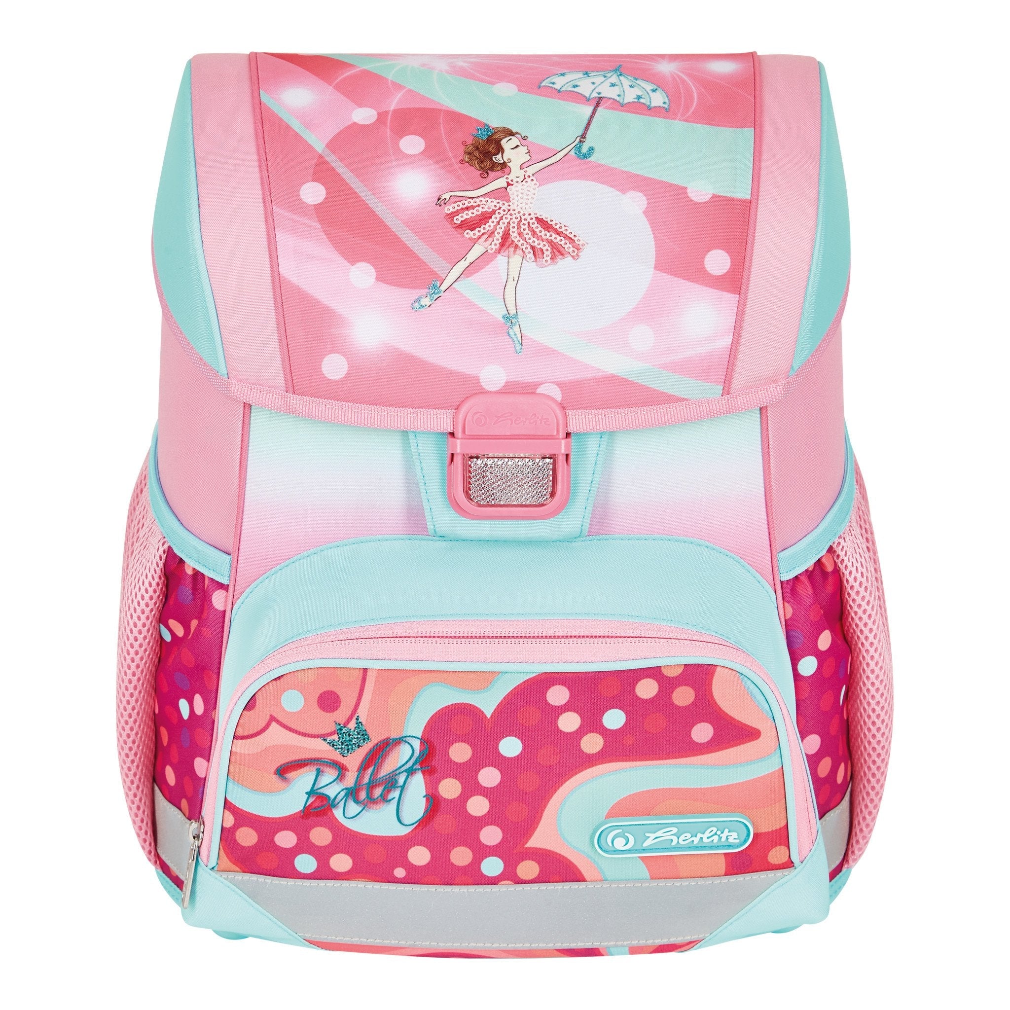 EAN 4008110344997 - Herlitz Loop Plus Ballet Love juego de mochila escolar Chica Poliéster Azul, Rosa imagen 12