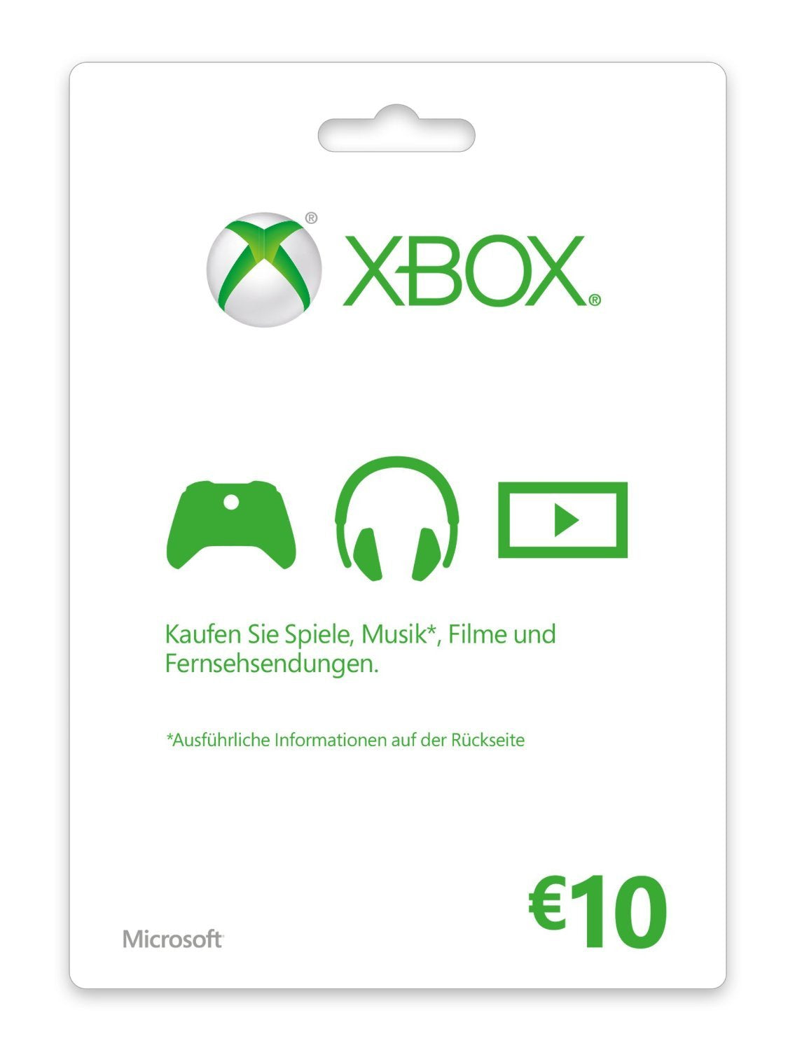 Ms Esd Gift Card Xbox Live Agency Online 10 Euro