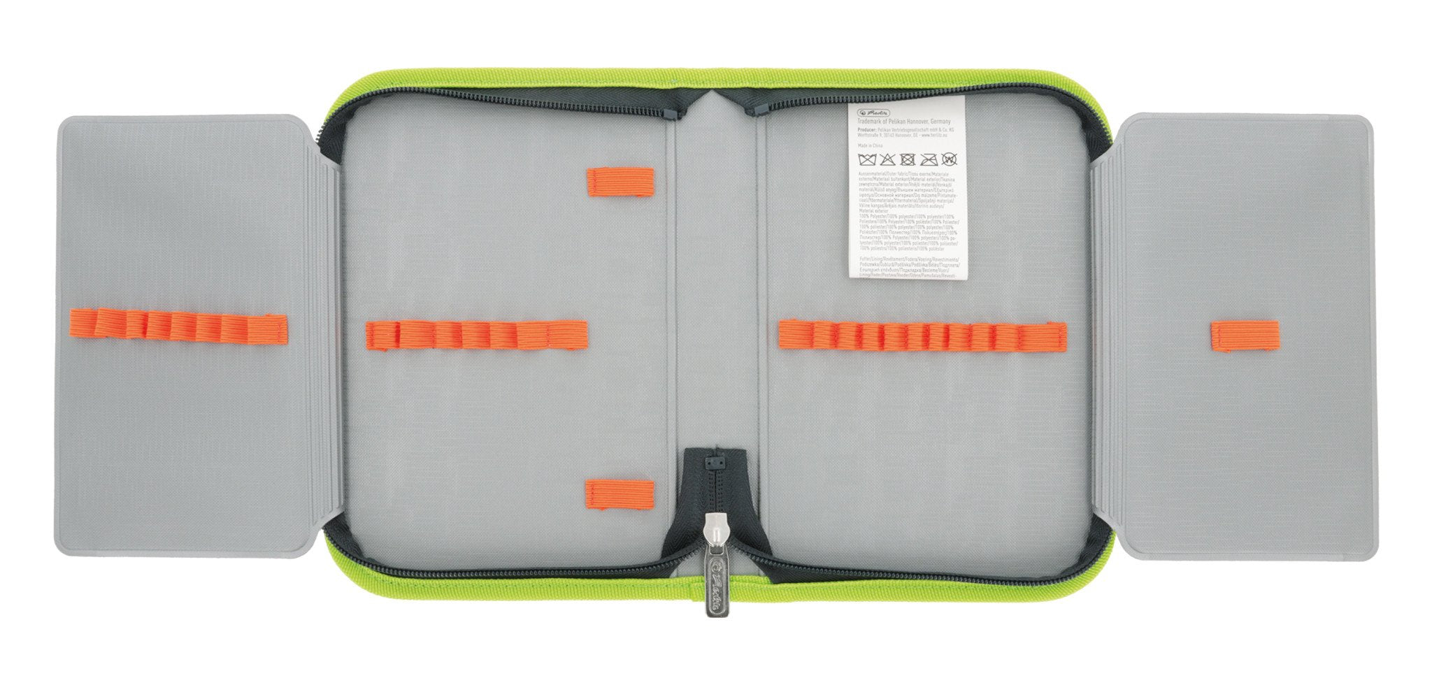 EAN 4008110370897 - Herlitz Loop Plus Wild Life juego de mochila escolar Niño Poliéster Negro, Verde, Naranja imagen 4