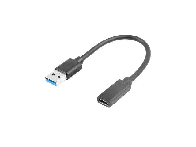 EAN 5901969423037 - Lanberg AD-UC-UA-03 cable USB USB 3.2 Gen 1 (3.1 Gen 1) 0,15 m USB type A USB Tipo C Negro imagen 1