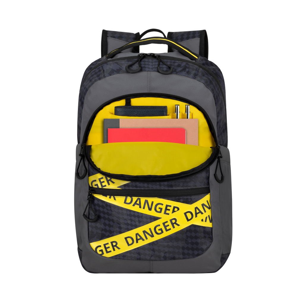 Mochila Riva Nb Erehs 15,6" Gris Camo 5431