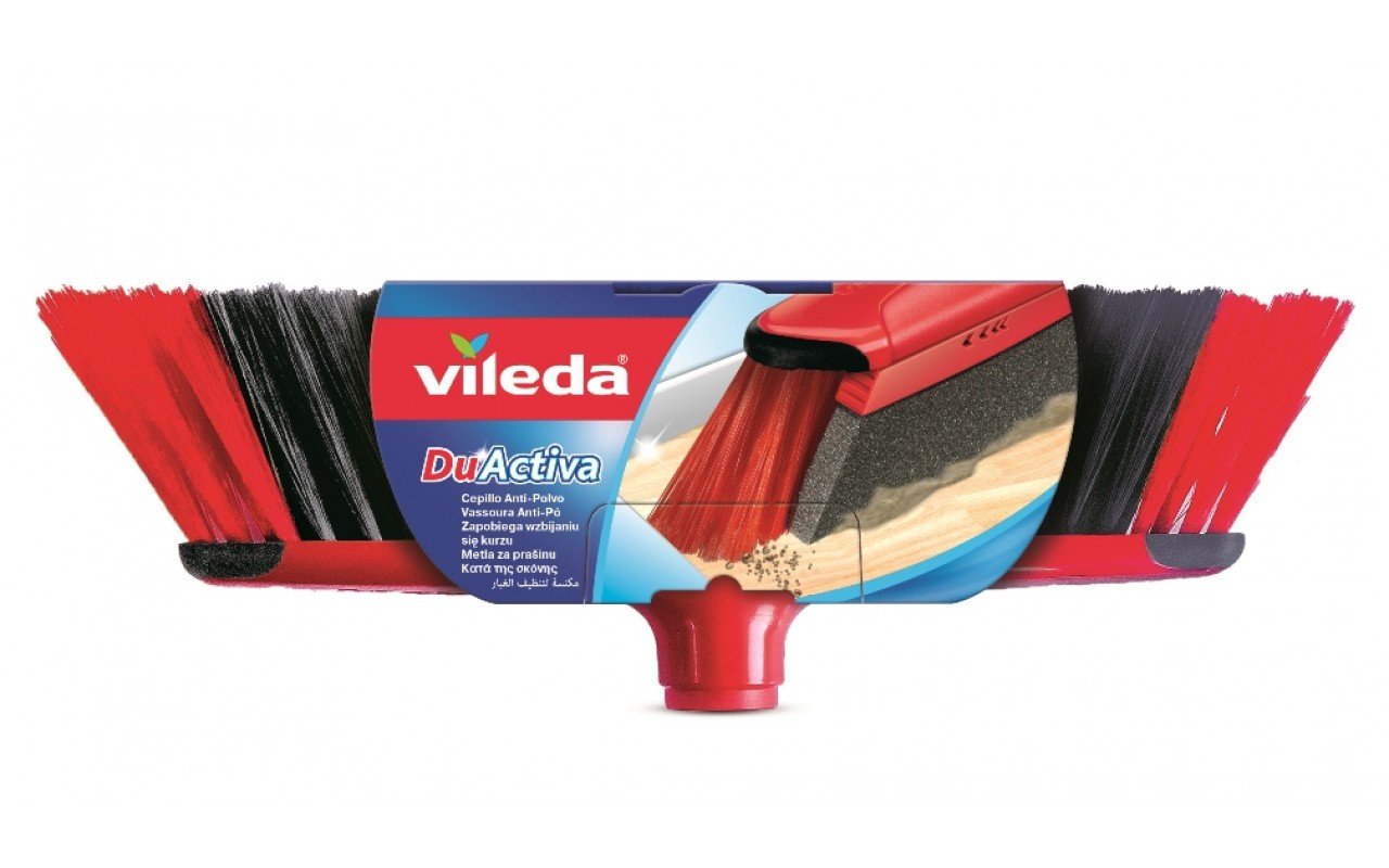 EAN 4023103095755 - Vileda 143703 escoba Interior Cerda dura / blanda Tereftalato de polietileno (PET), Caucho Negro, Gris, R imagen 5