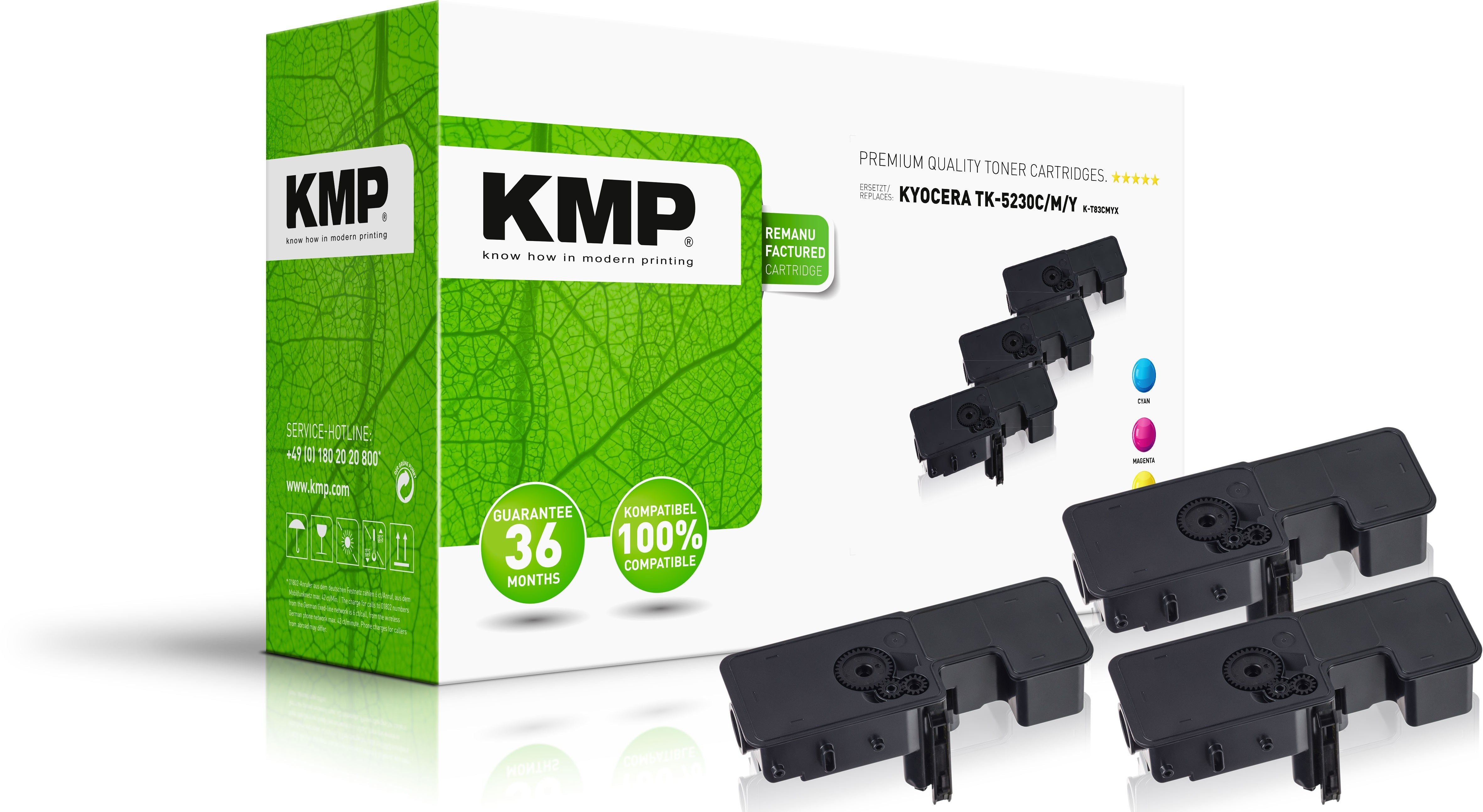 EAN 4011324374582 - KMP 2911,3030 cartucho de tóner 3 pieza(s) Compatible Cian, Magenta, Amarillo imagen 1