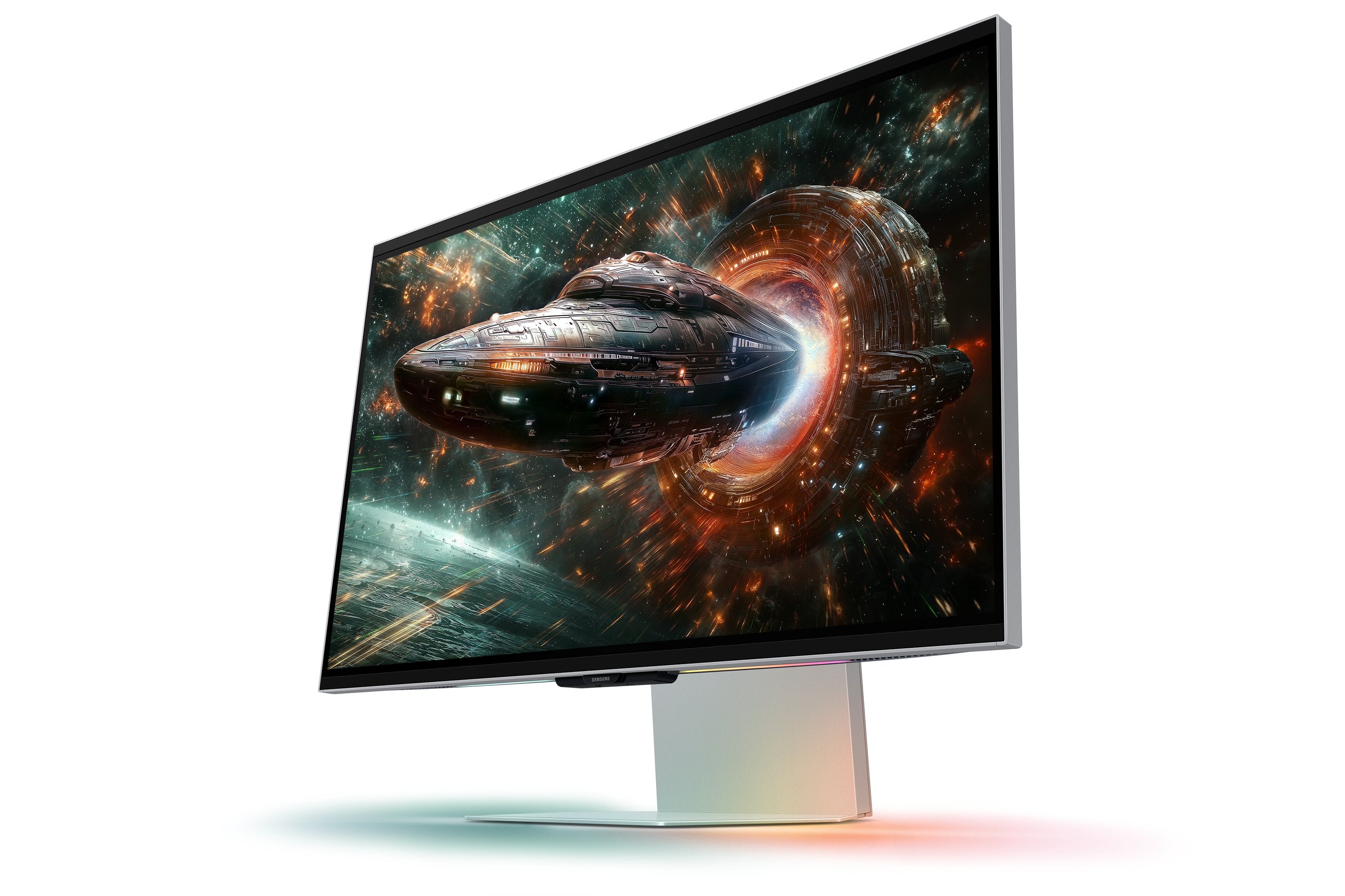 EAN 8806097170631 - Samsung G90XF pantalla para PC 68,6 cm (27") 3840 x 2160 Pixeles 4K Ultra HD LCD Plata imagen 5