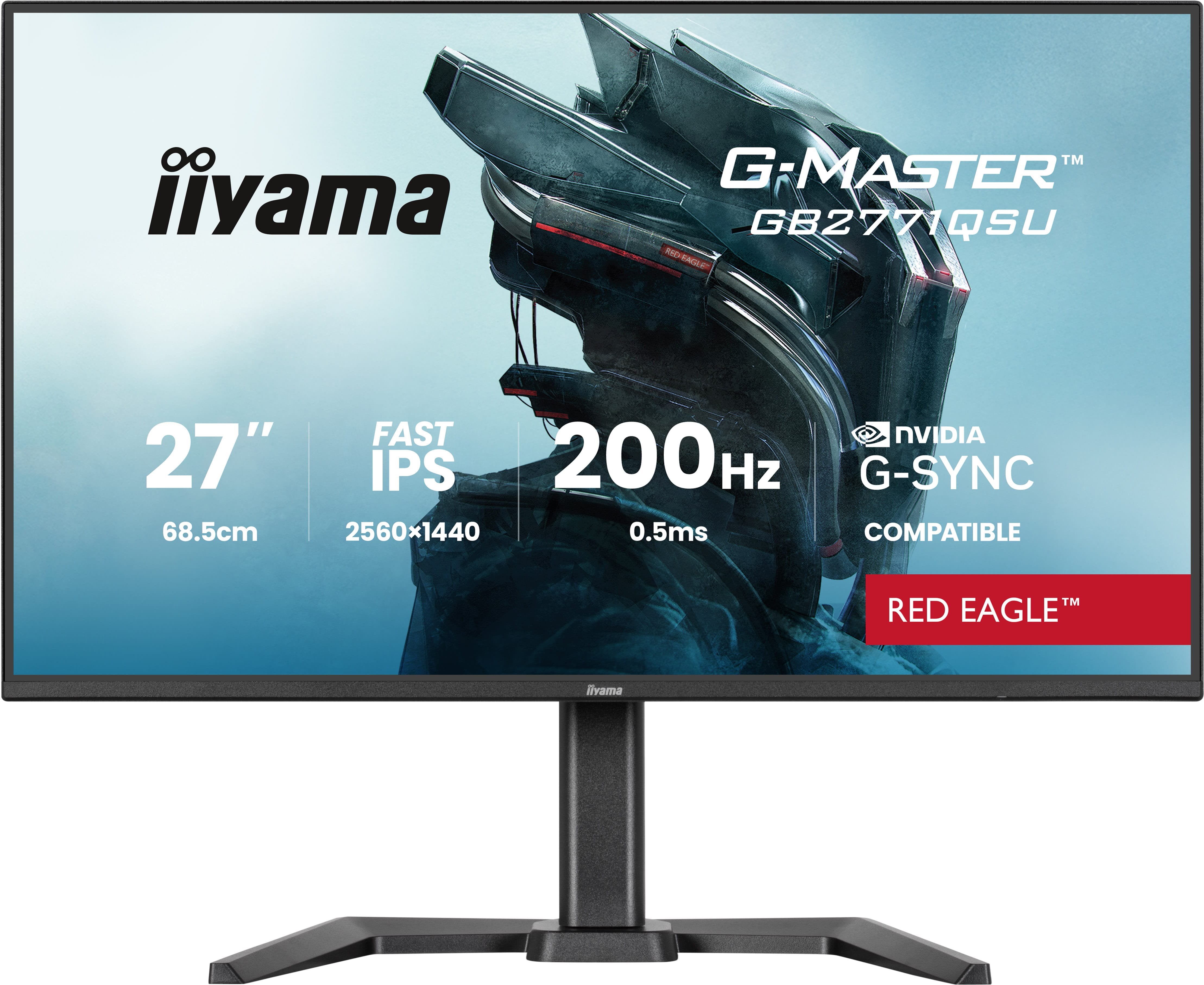 EAN 4948570126514 - iiyama G-MASTER GB2771QSU-B1 pantalla para PC 68,6 cm (27") 2560 x 1440 Pixeles Wide Quad HD Negro imagen 1