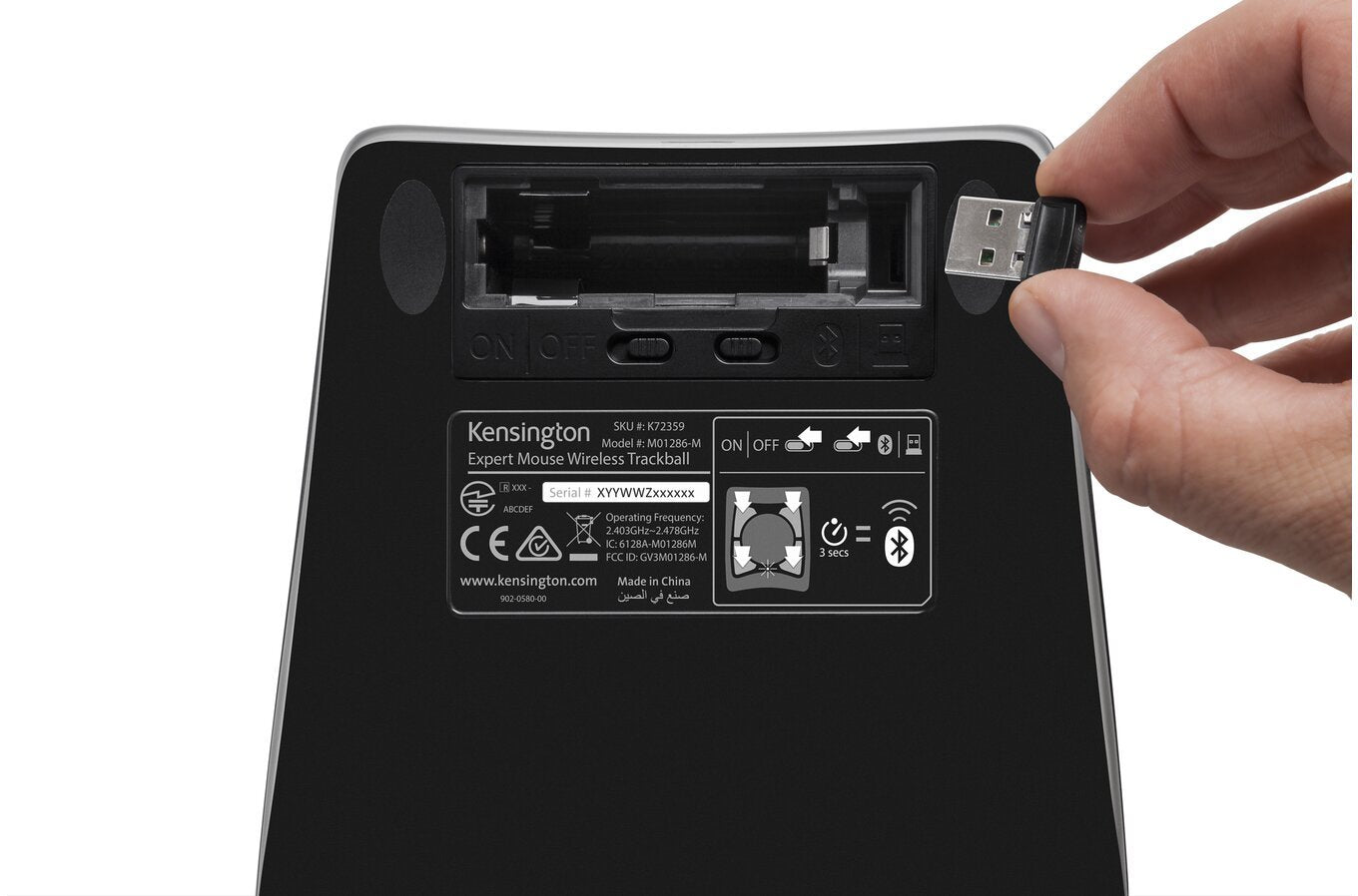 Kensington Expert Mouse Wireless Trackballbola De Seguimientoinalmbriconegro