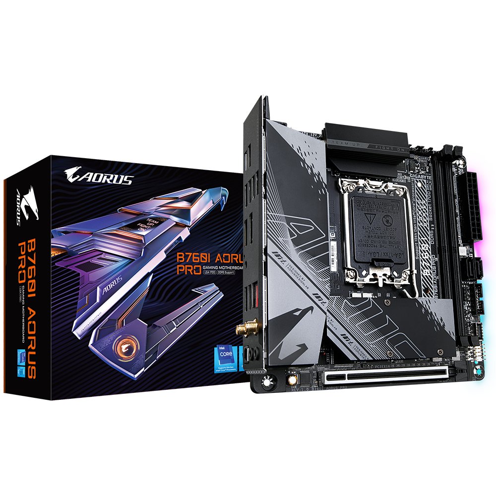 Placa Base Gigabyte B760i Aorus Pro B760,S1700,Mitx,Intel
