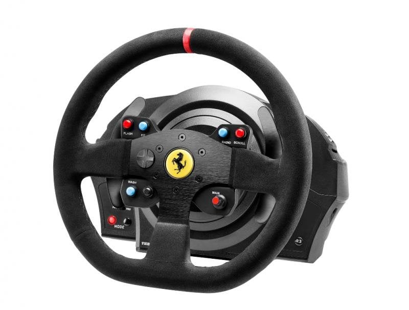 Thrustmaster Volante T300 Ferrari Integral Alcantara Edition Para Ps3/Ps4/Pc