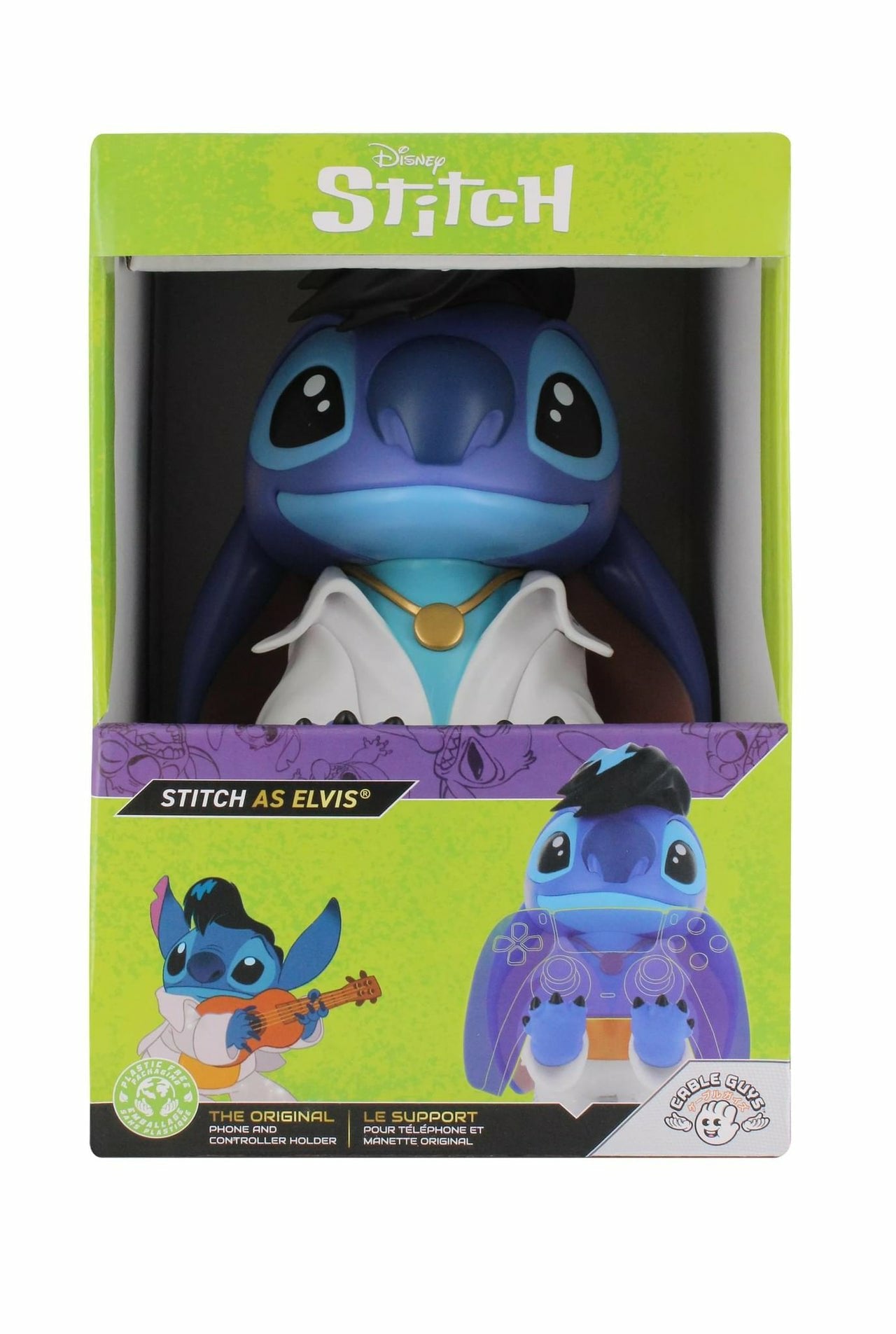 Cable Guy Soporte Sujecion Stitch Elvis Disney 20cm