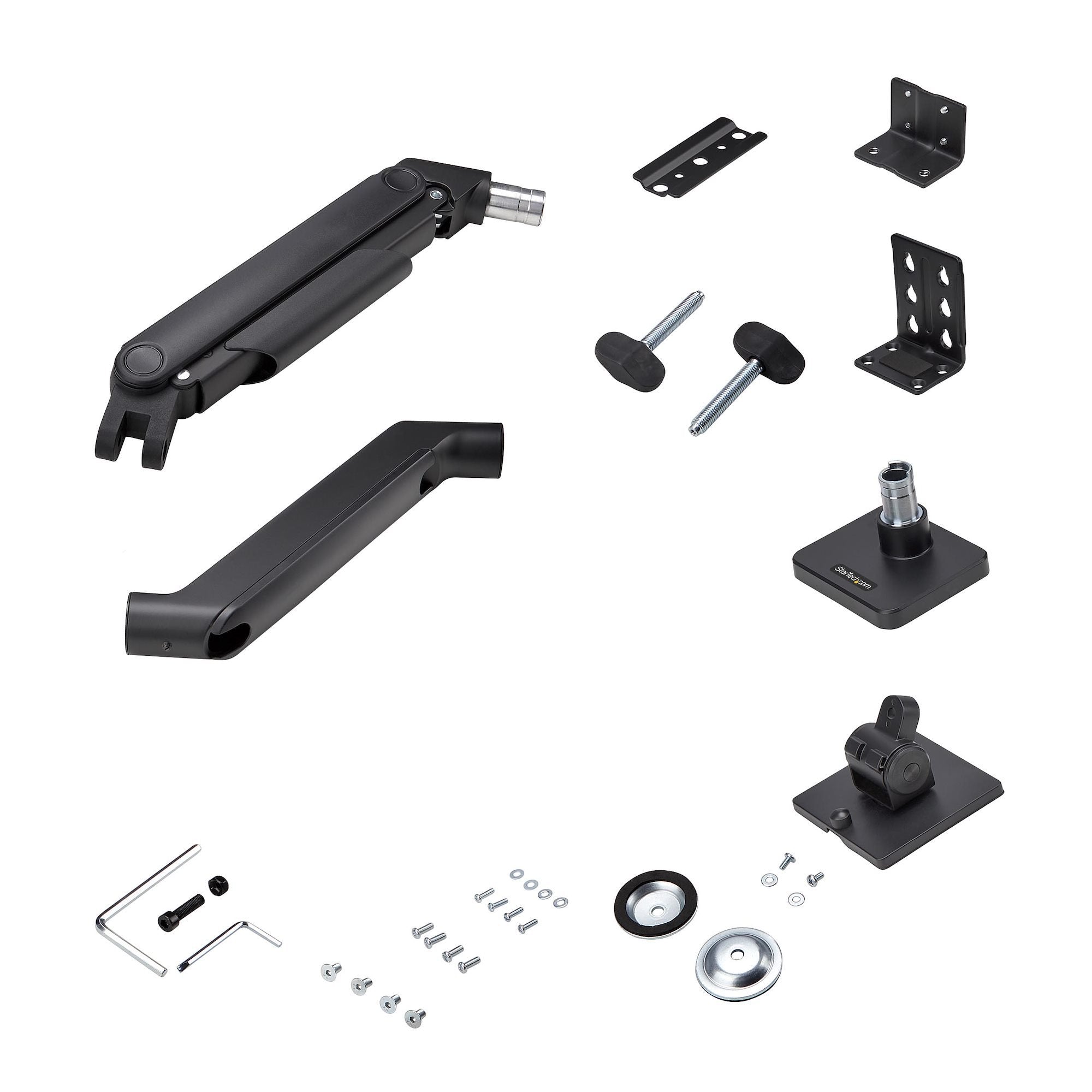 EAN 65030906333 - StarTech.com H1M1AG1-MONITOR-ARM soporte para monitor 124,5 cm (49") Escritorio Negro imagen 10