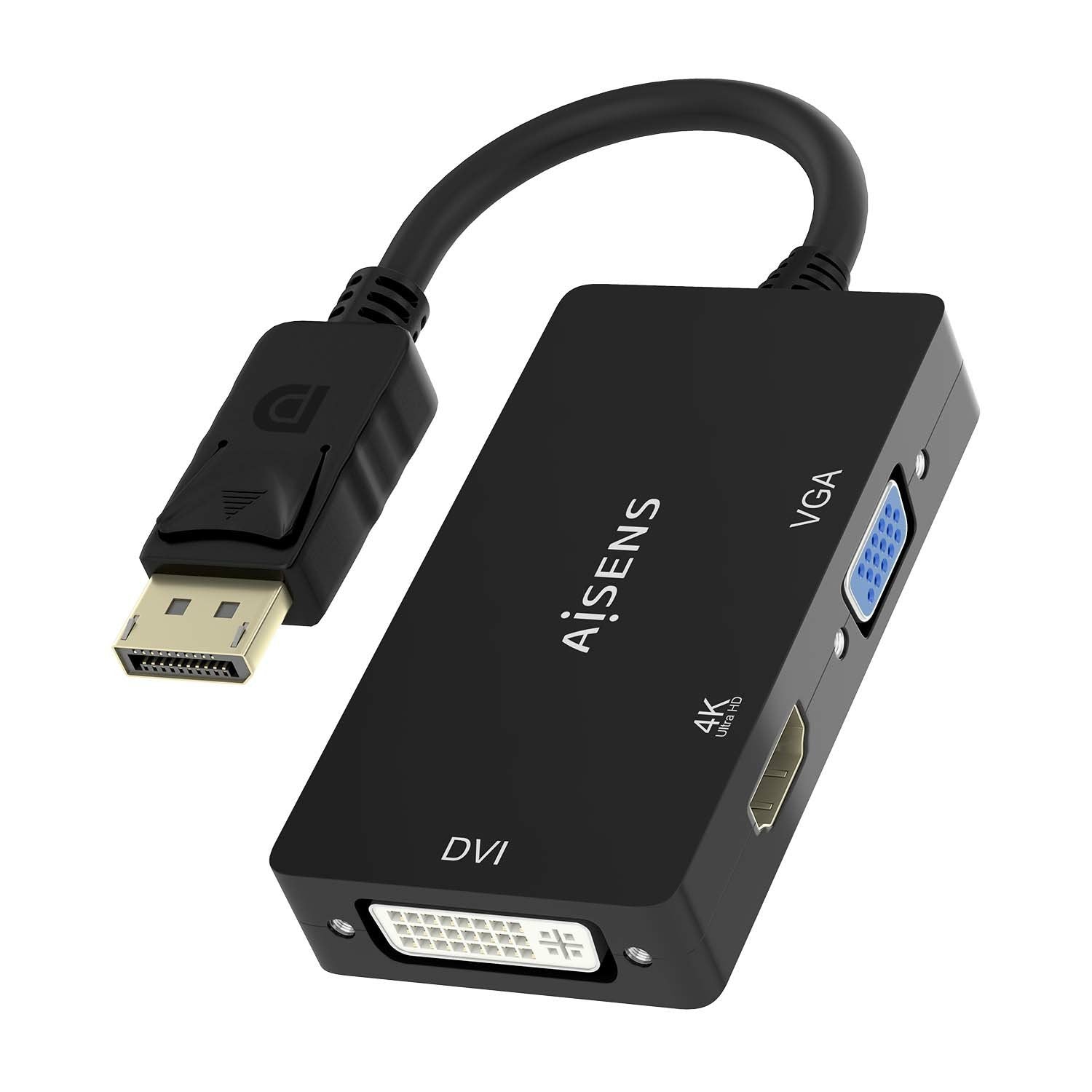 EAN 8435739901175 - AISENS A125-0861 adaptador de cable de vídeo 0,15 m VGA + HDMI + DVI imagen 3