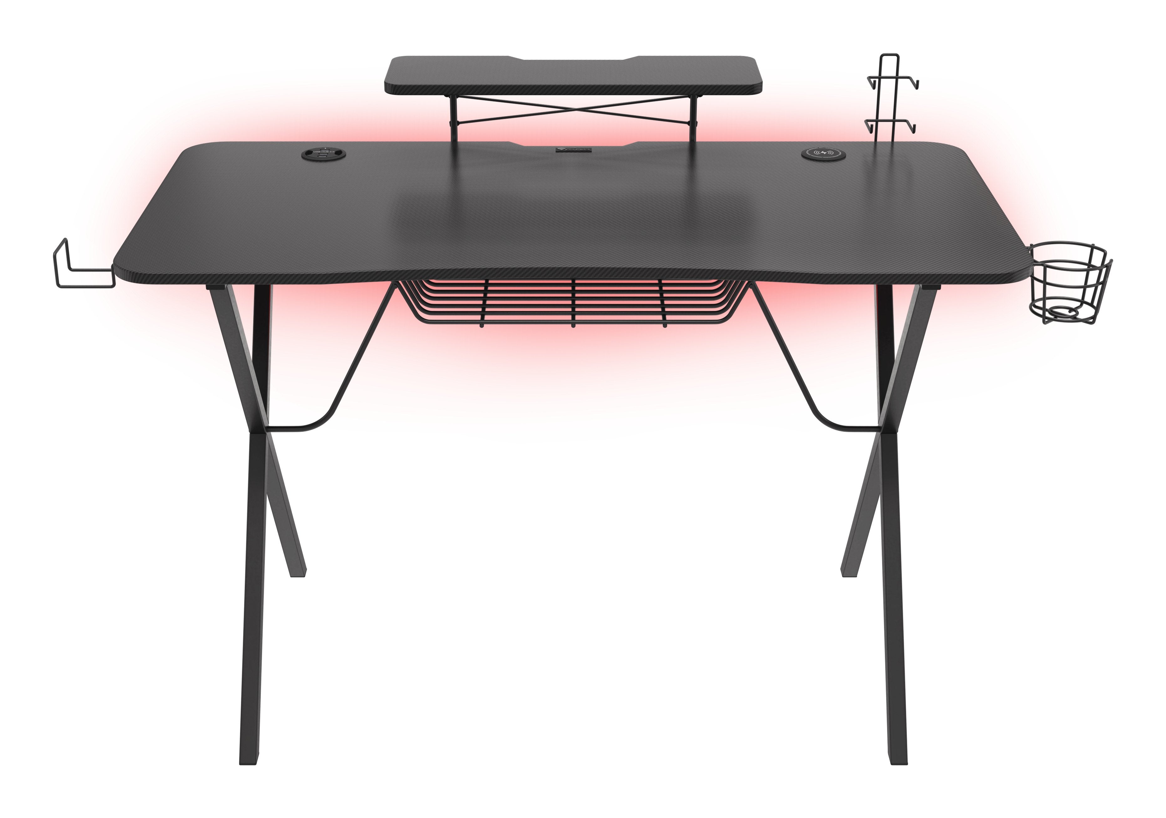 Genesis Holm 300 Rgb Mesa Gaming Negra