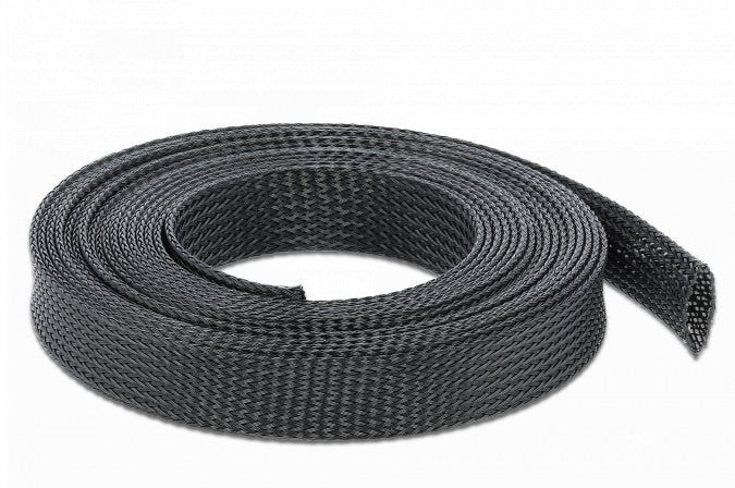 Delock Funda Trenzada 10 M X 19 Mm Negro