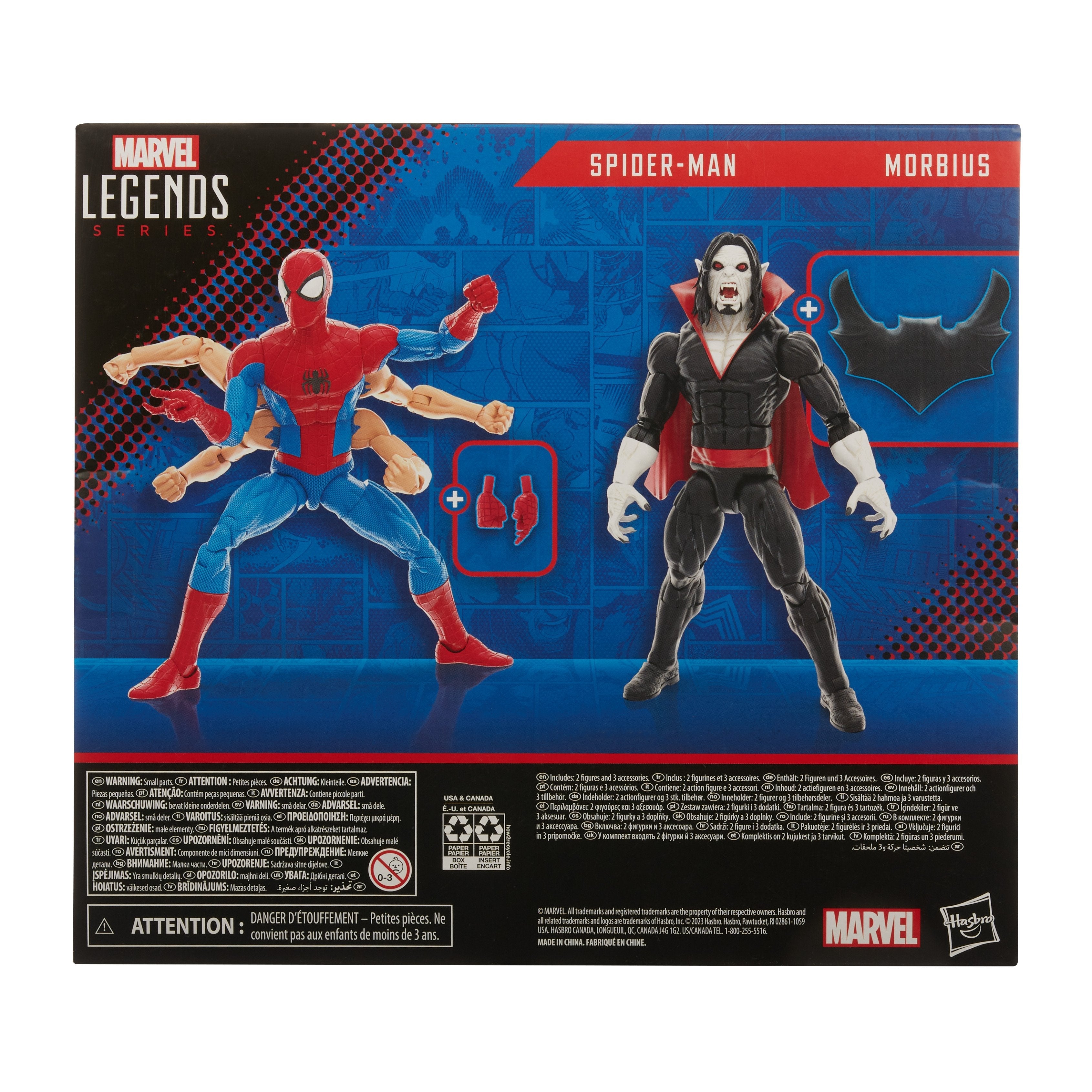 Pack 2 Figuras Hasbro Marvel Legends Series Spider Man & Morbus