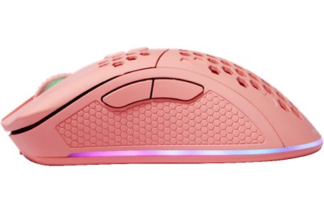 Deltaco Pm80 Gaming Maus Wireless Ultraleicht Rgb Pink