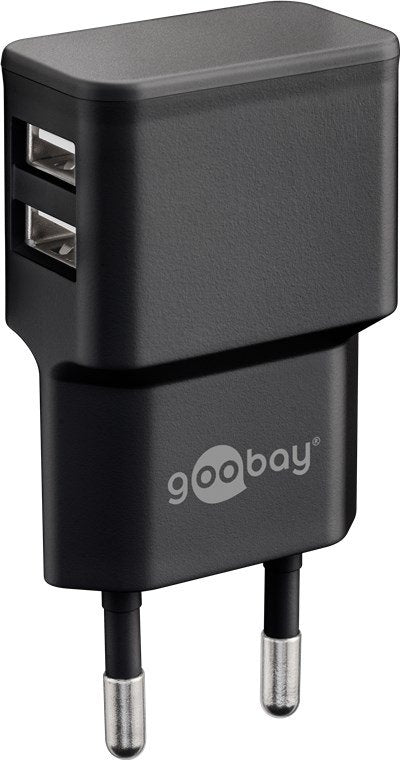 Goobay 44986 Cargador De Dispositivo Móvil Negro Interior Negro, Interior, Corriente Alterna, 5 V, 1 M, Negro