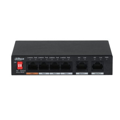 Switch Dahua Pfs3006-4et-60 (6x 10/100mbps)