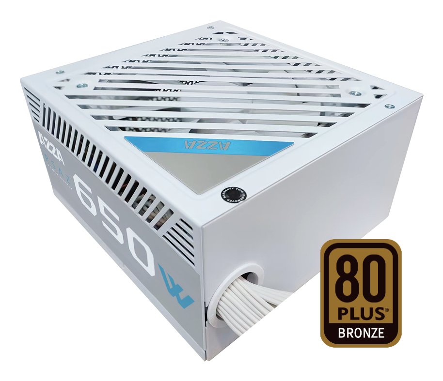 Azza Psaz-650b 650w White 80+ Bronze Psaz-650b White Retail