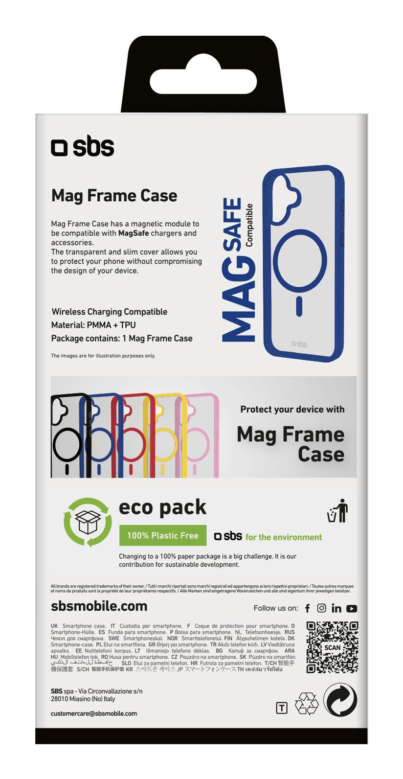 Sbs Magframe Case Iphone 16 Blau