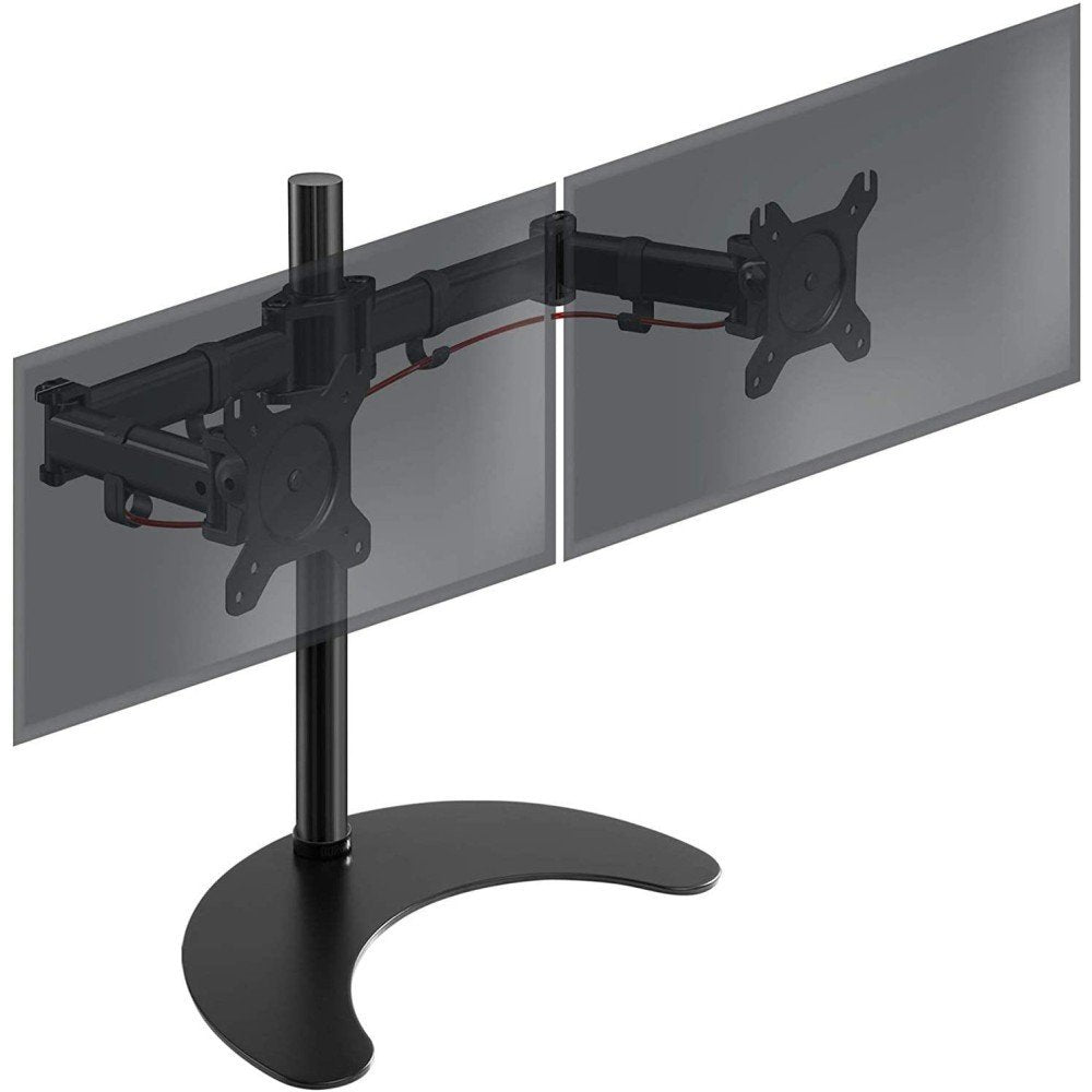 EAN 8054529028801 - Techly Desk Stand for 2 Monitor 13-27" with Base h.400m ICA-LCD 3410 68,6 cm (27") Escritorio Negro imagen 4