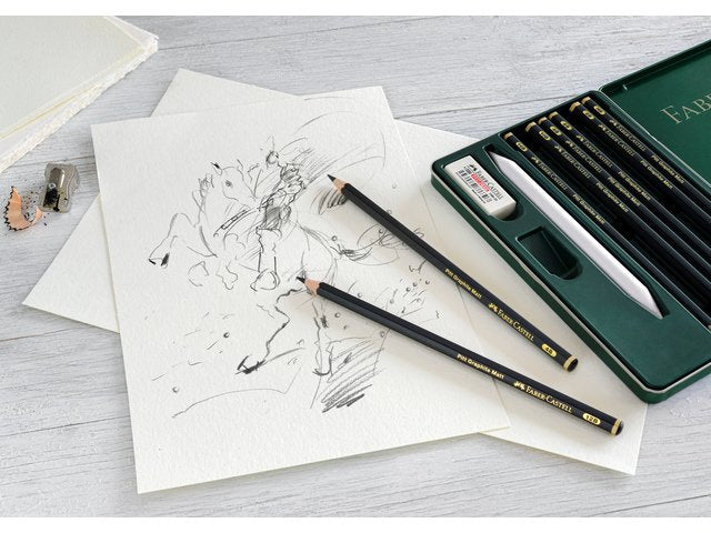 Faber-Castell 115220 8 Lápices De Grafito Pitt Graphite