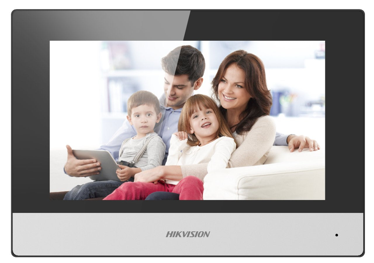 EAN 6931847110840 - Hikvision DS-KIS602(B) sistema de intercomunicación de video 2 MP 17,8 cm (7") Negro, Gris imagen 2