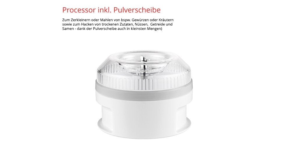 Unold 5080 Picadora Manual De Alimentos Transparente, Blanco