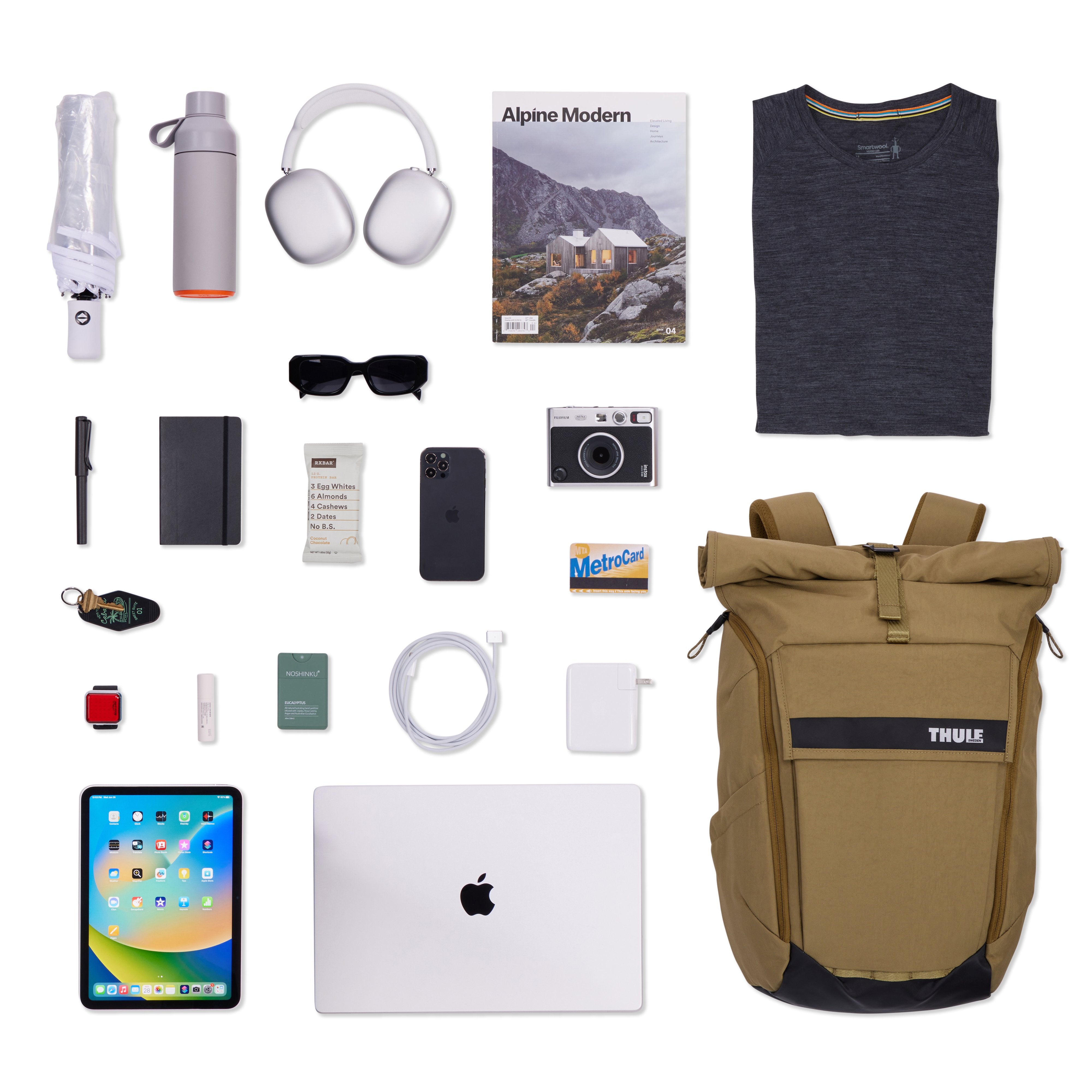 Mochila Thule Paramount Parabp3116 Nutria Informal Caqui Nylon, Poliéster