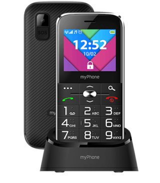 EAN 5902983609315 - myPhone Halo C 5,59 cm (2.2") 126 g Negro Teléfono para personas mayores imagen 1