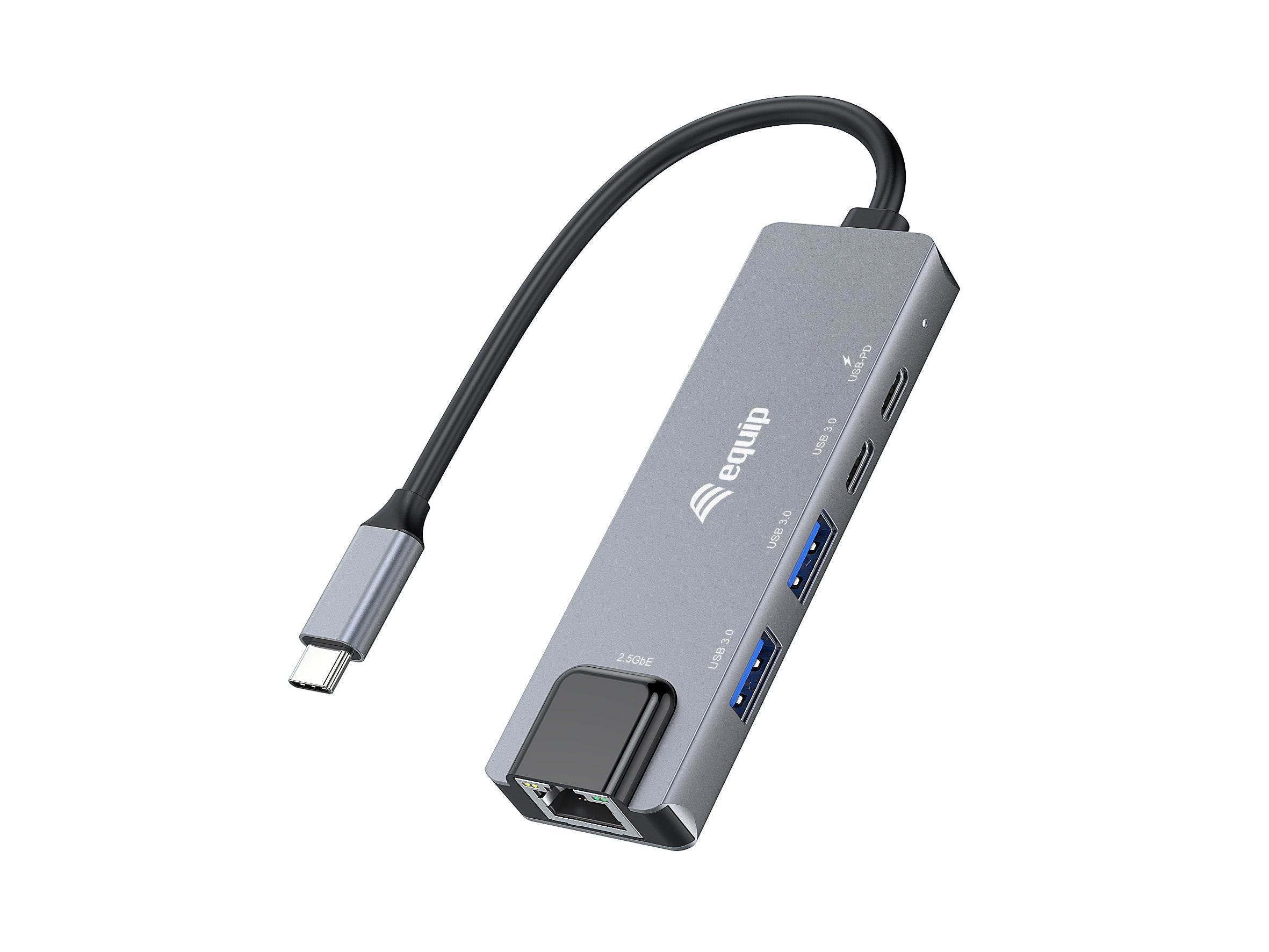 Equip Adaptador Usb-C -> Rj45 10 100 1000 2500 Mbps + Usb 3.2